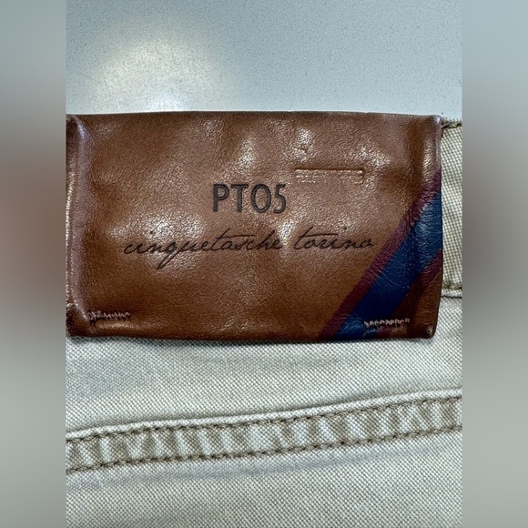 PT05 Men’s Gray New Soul Slim Fit Jeans Size 36X28 Italian Denim Stretch - Picture 9 of 15